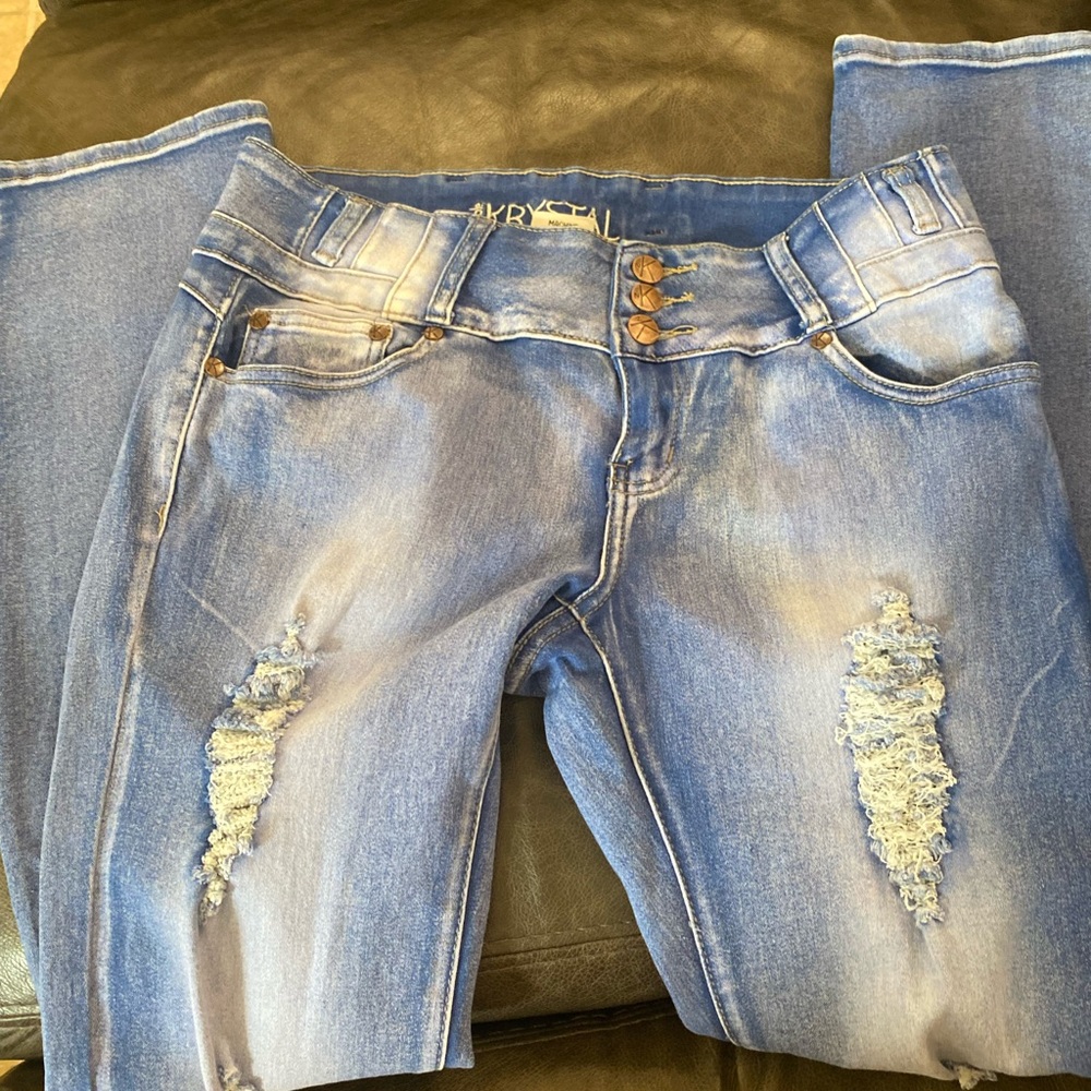 High waisted Very stretchy jeans